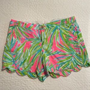Lilly Pulitzer Shorts SIZE 10. Never been dried. Hung dry only. Great condition!